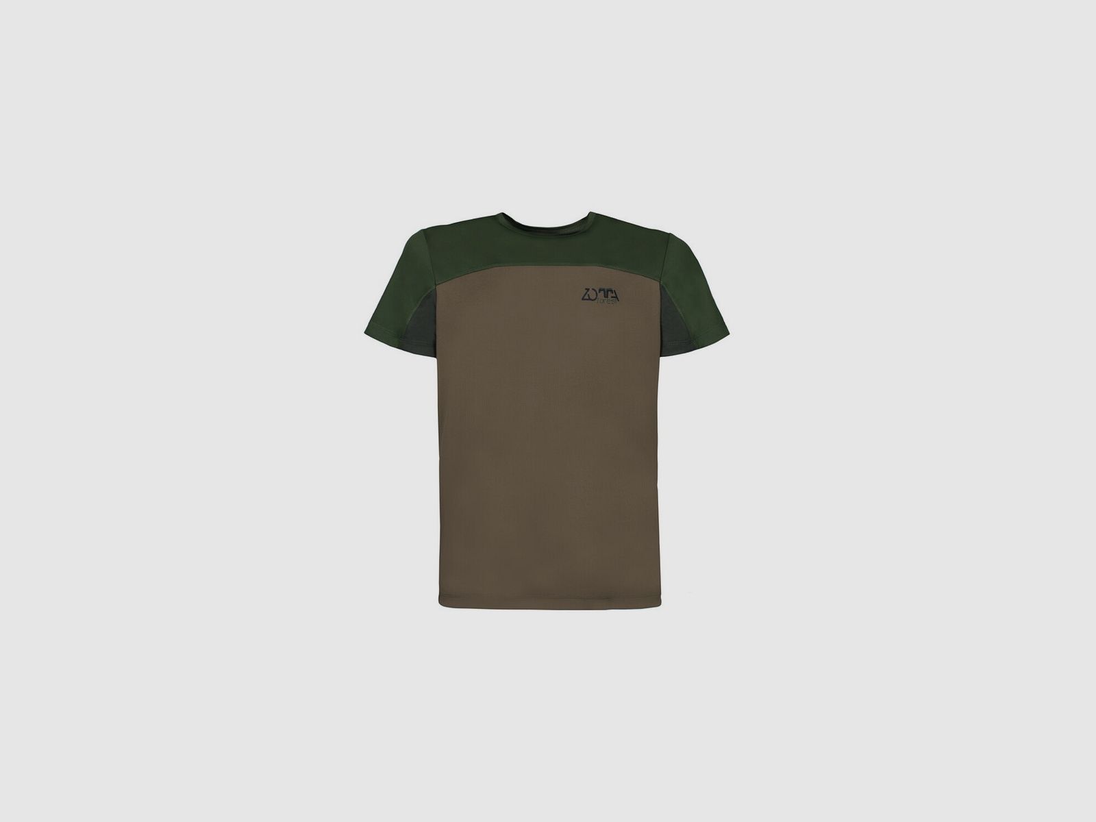 Zotta Forest - T-Shirt Ambition Herren Kurzarm Grün und Khaki