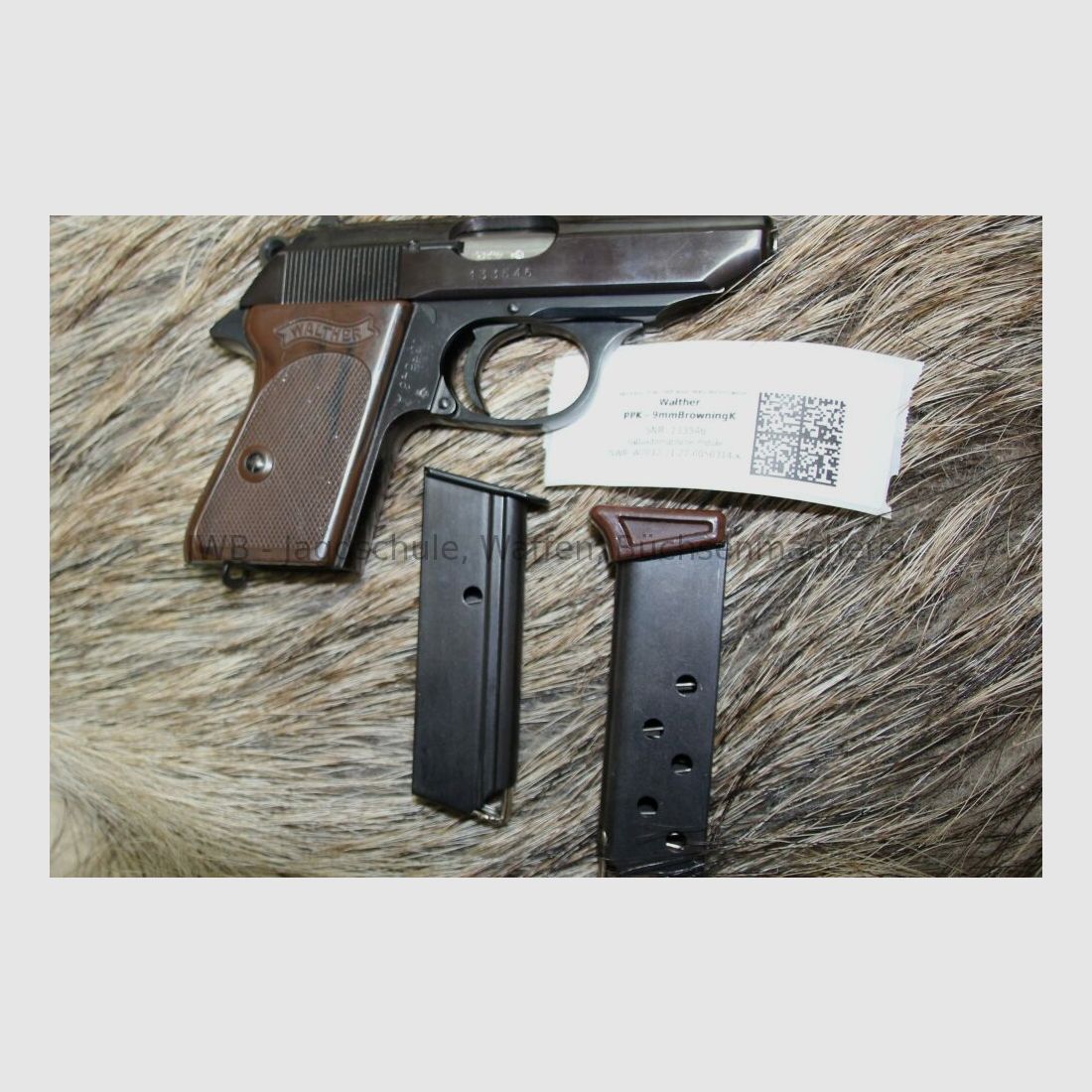 Walther PPK im Original-Karton mit 2 Magazinen 9mmBrowningK