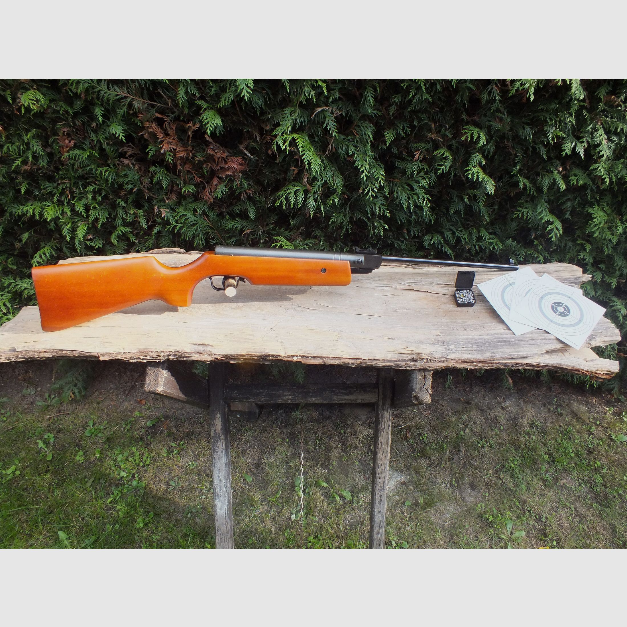Suhler luchtgeweer Haenel Modell 300- 3 met sportschaft in originele staat., afbeelding 5 van 6