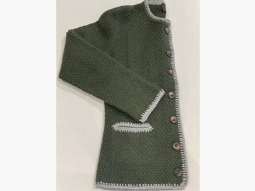 Habsburg Strickjacke Lucia in Grün/Grau
