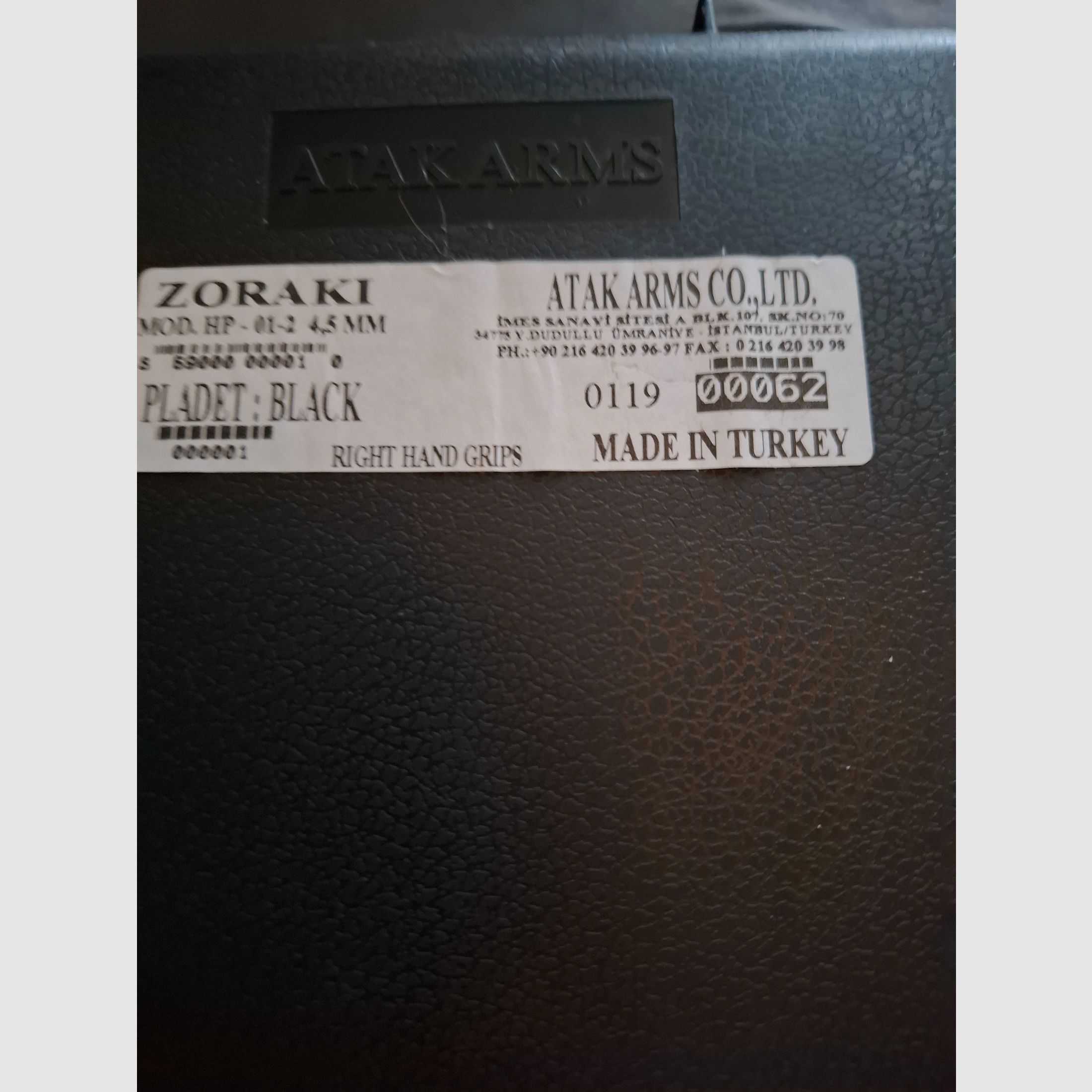 Zoraki  HP 01-2 Black 4,5mm Diabolo "NEUWERTIG", Bild 10 von 10