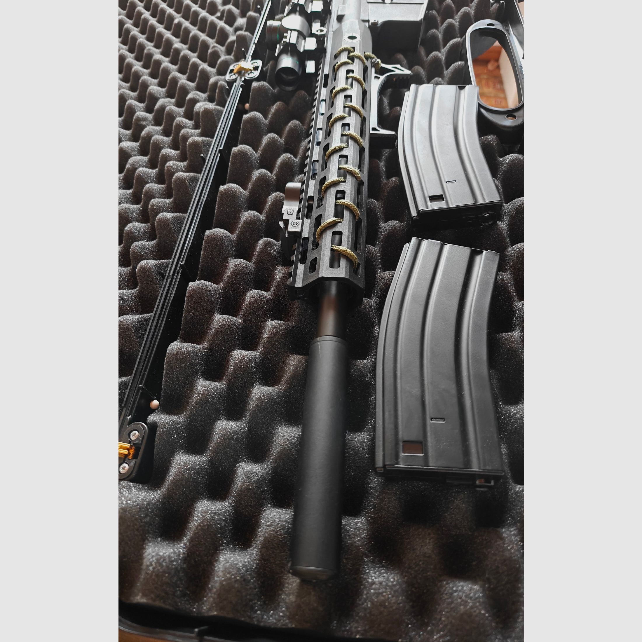Begadi Sport M4 "Nylon Series" -GEN.5- Upgrade S-AEG mit PRO HopUp, Begadi CORE EFCS / Mosfet & FSWS 