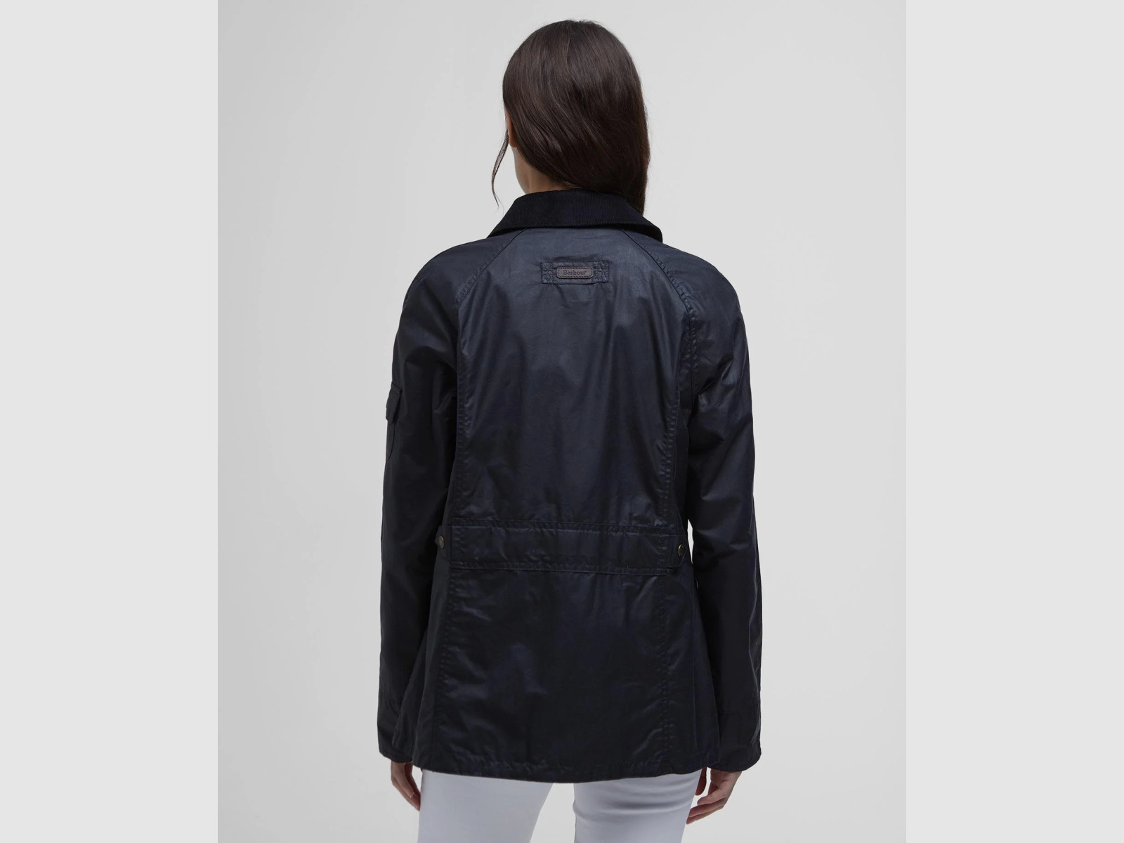 Veste en cire BARBOUR Arlo Utility Royal Navy/Tartan Ancien