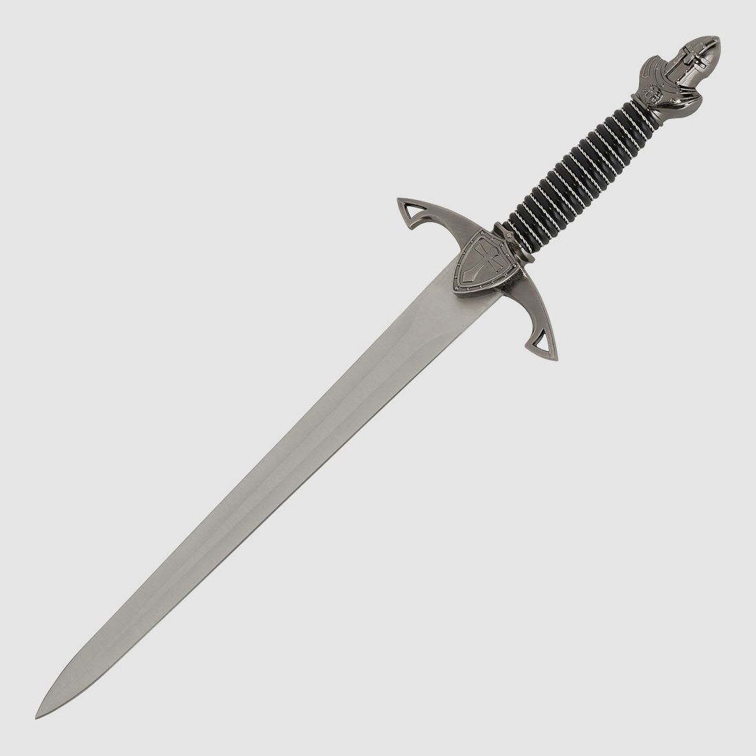 Medieval knight's dagger with sheath