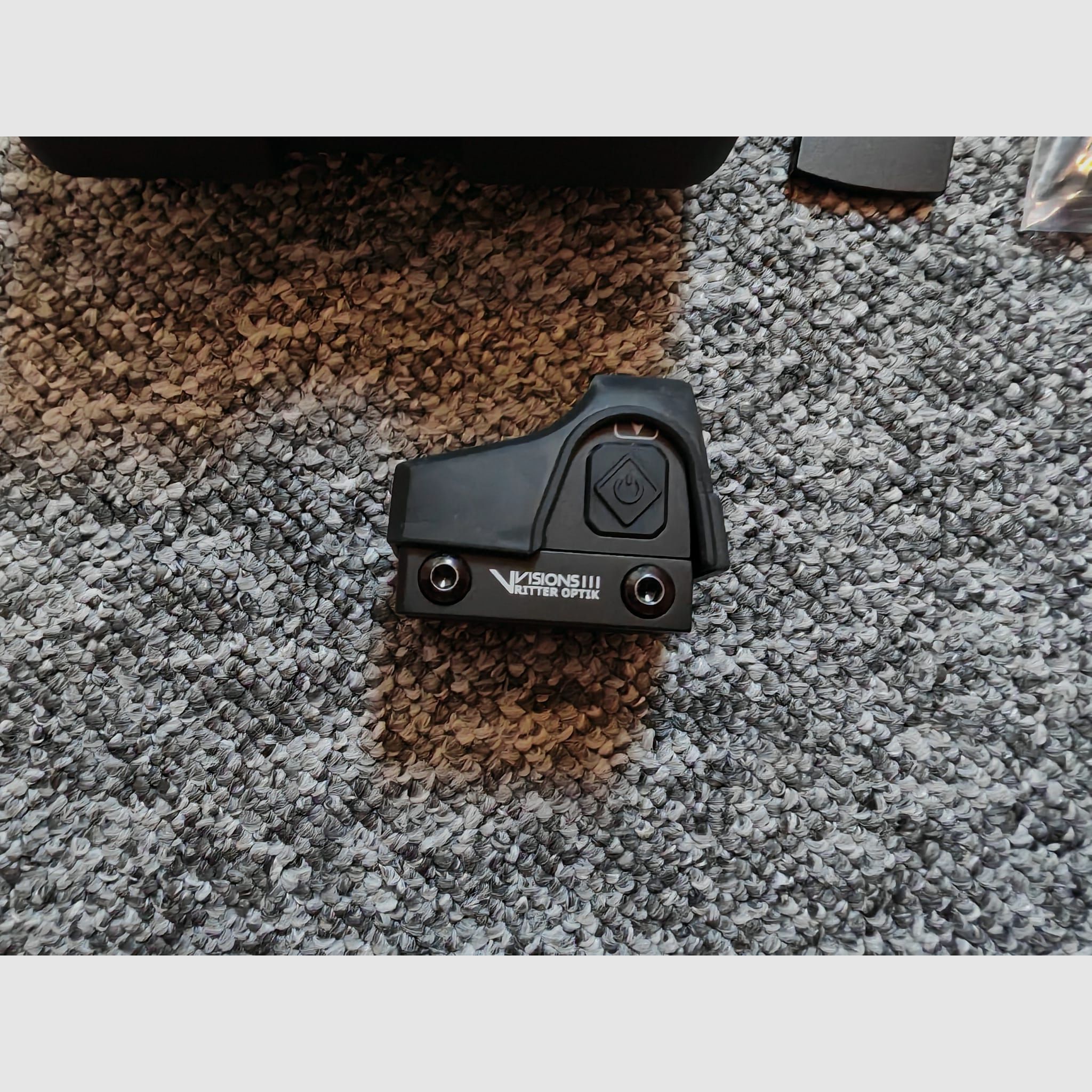 Ritter Optik Reflexvisier V-VISION III RMR Mikro Red Dot  Leuchtpunkt Visier 2 MOA | Picatinny Montage | für IPSC Schießen geeignet
