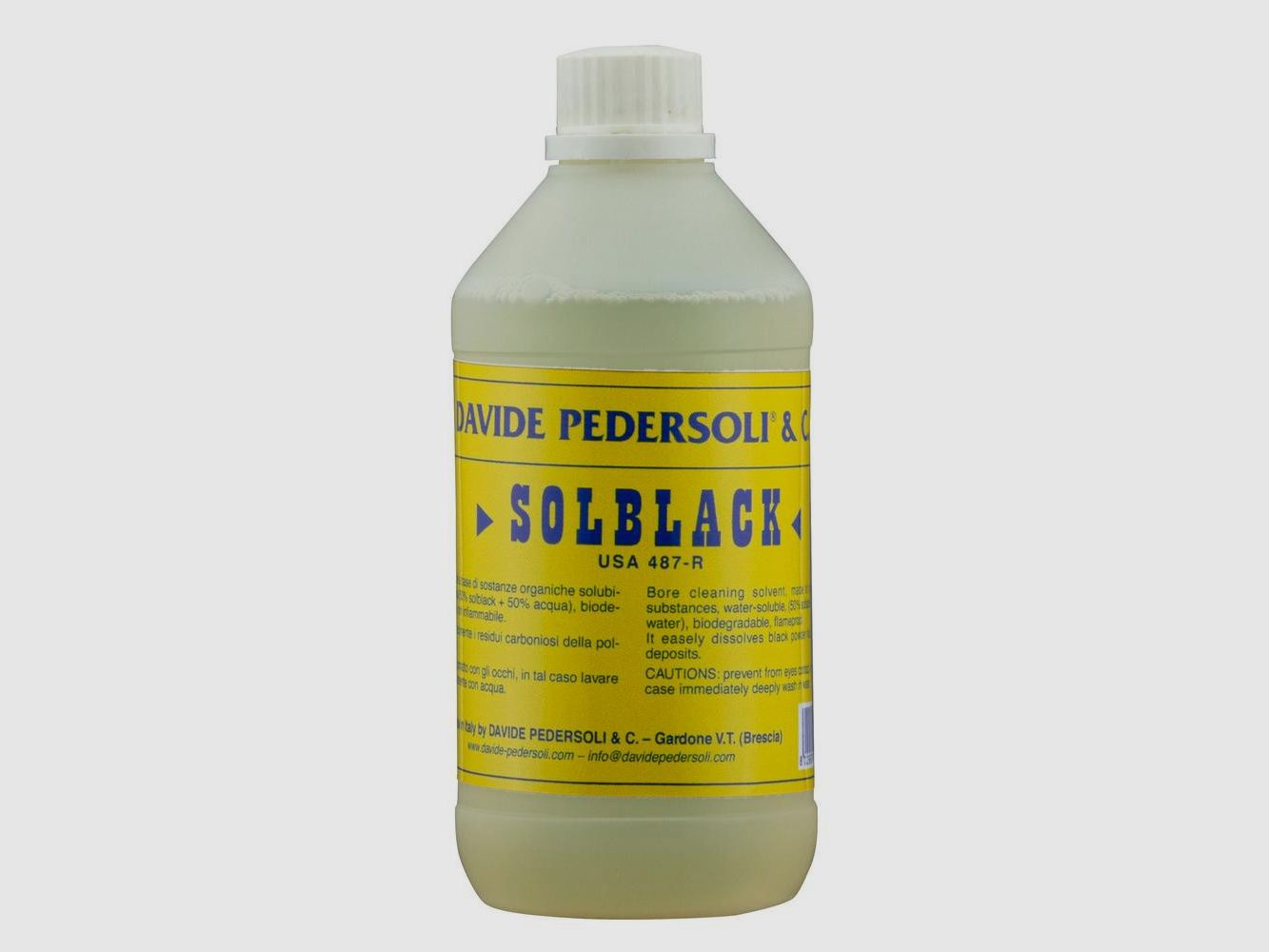 Schwarzpulverreiniger Solblack Davide Pedersoli 500ml - Effektive Reinigung - Dauerhafter Schutz - Optimale Leistung