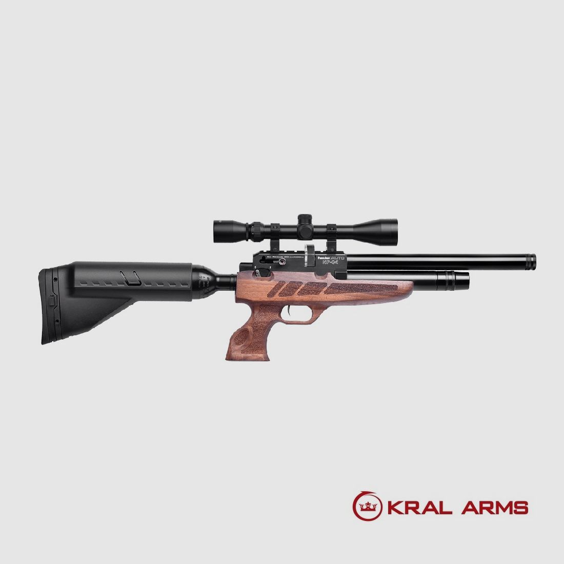 PCP-Pistole KRAL Puncher NP-04 S/A Kal. 6,35 mm – 24 Joule