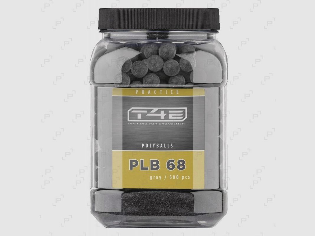 Topf mit 500 Polyethylenkugeln T4E PRACTICE PLB68 Kaliber .68