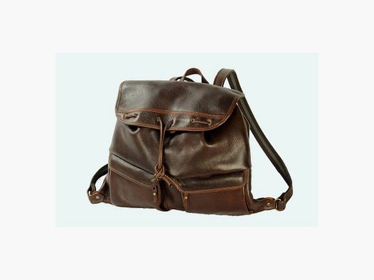 Mochila de cuero con dos bolsillos Buffetteria Spadoni