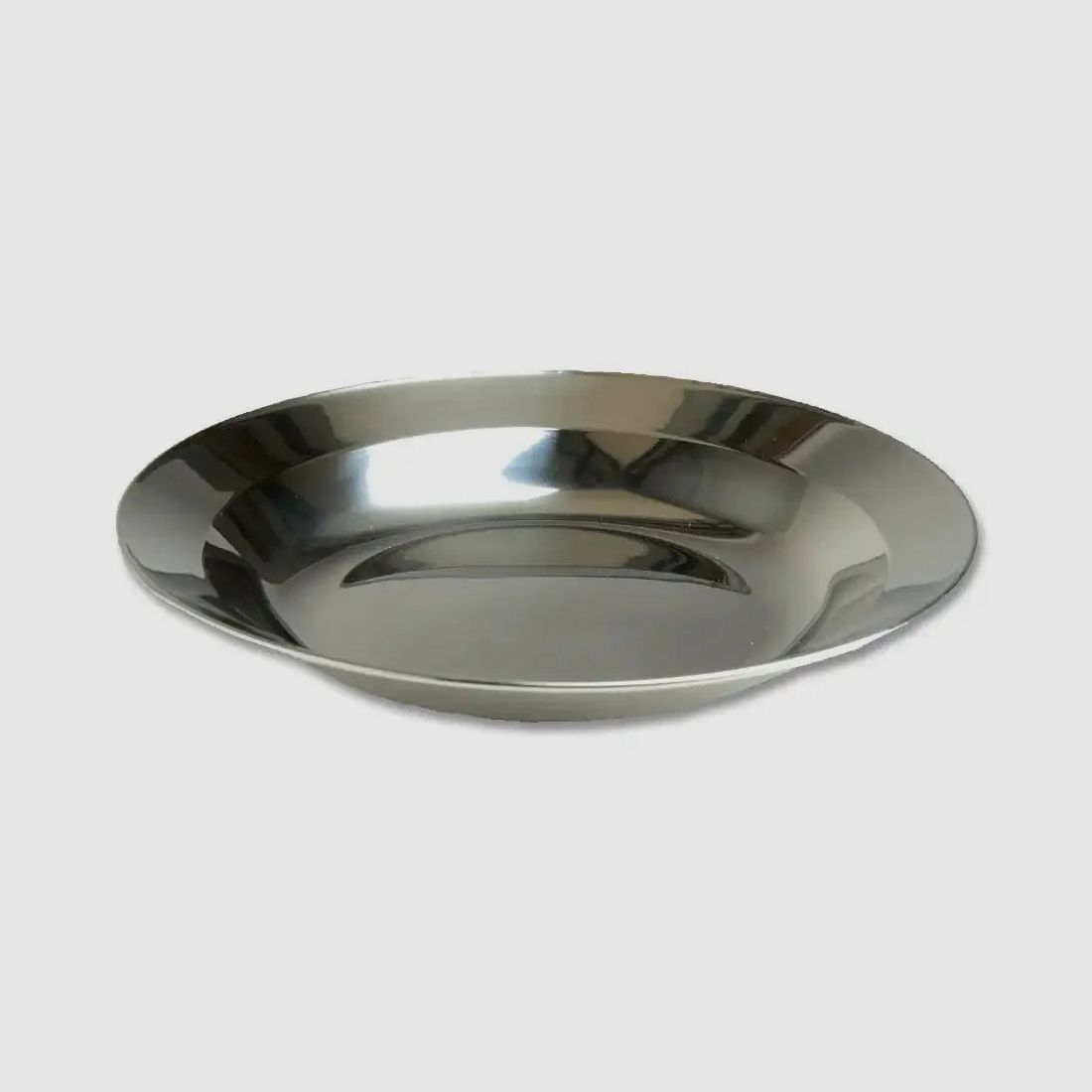 Mil-Tec Assiette Profonde En Acier Inoxydable