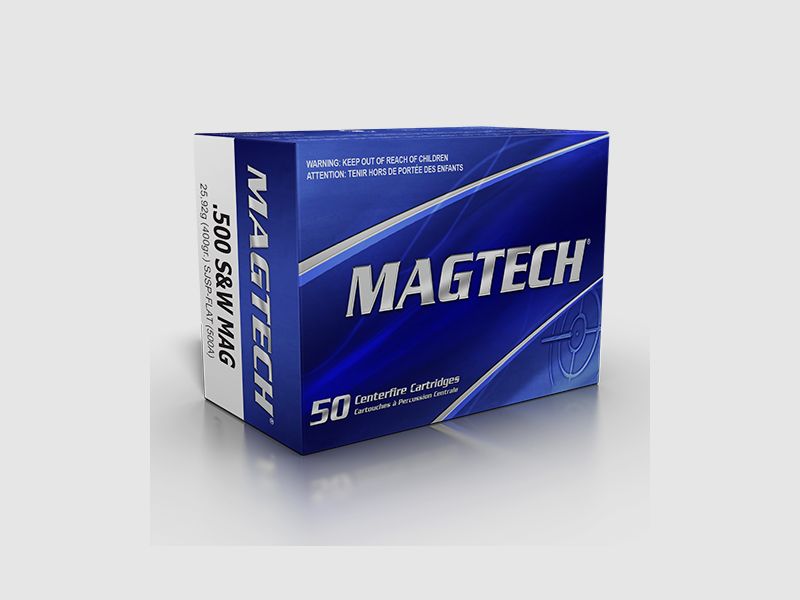Magtech .500 S&W 400GR SJSP 20 cartuchos