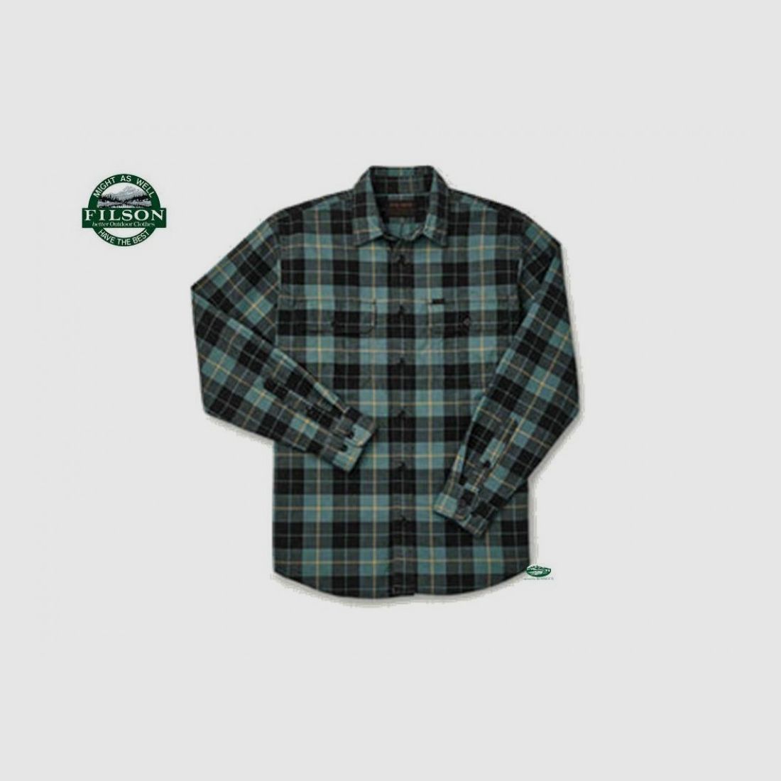 FILSON Feldhemd Flanell grün