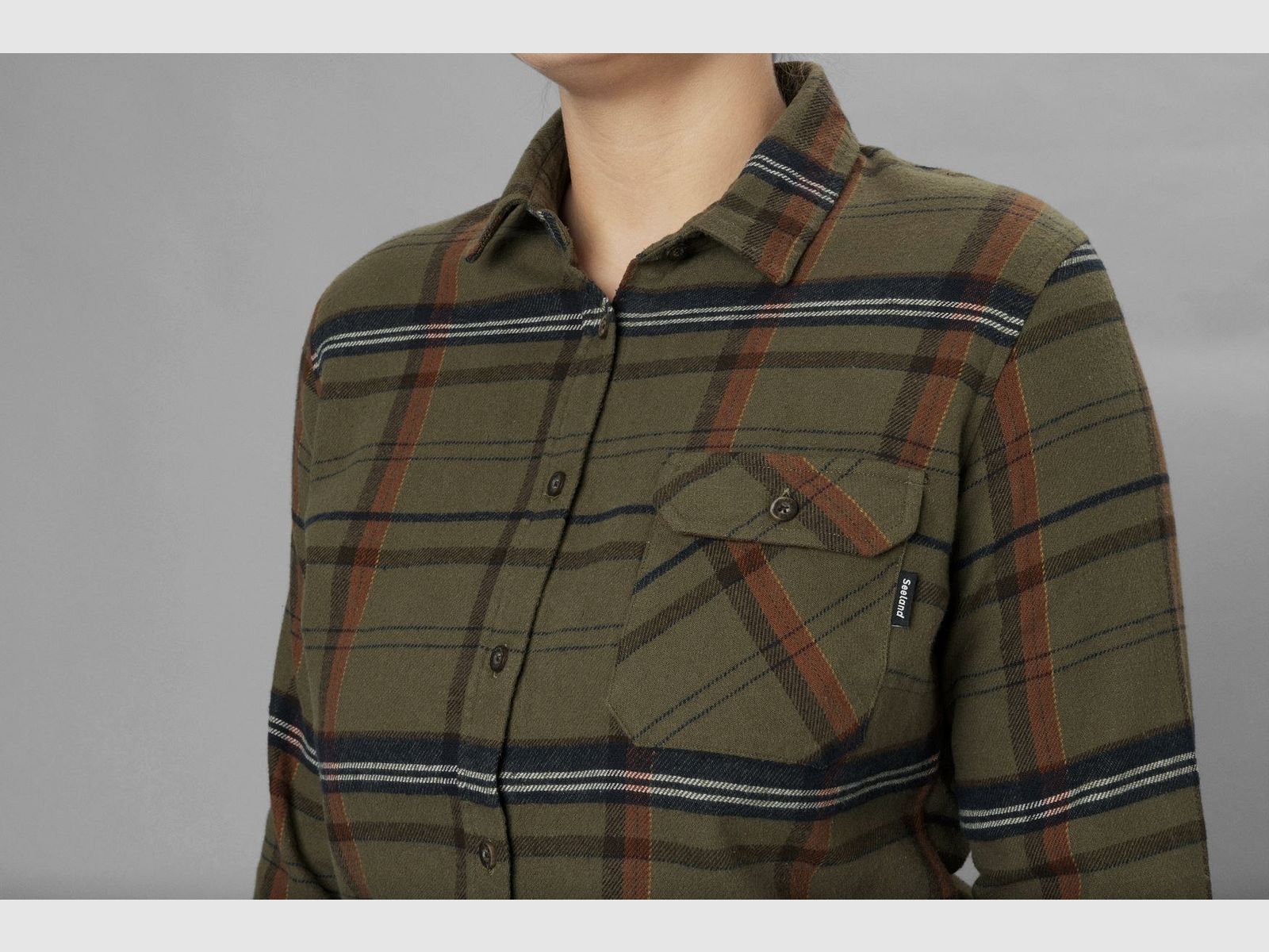 Seeland Skye women's shirt, checked, image 5 of 6