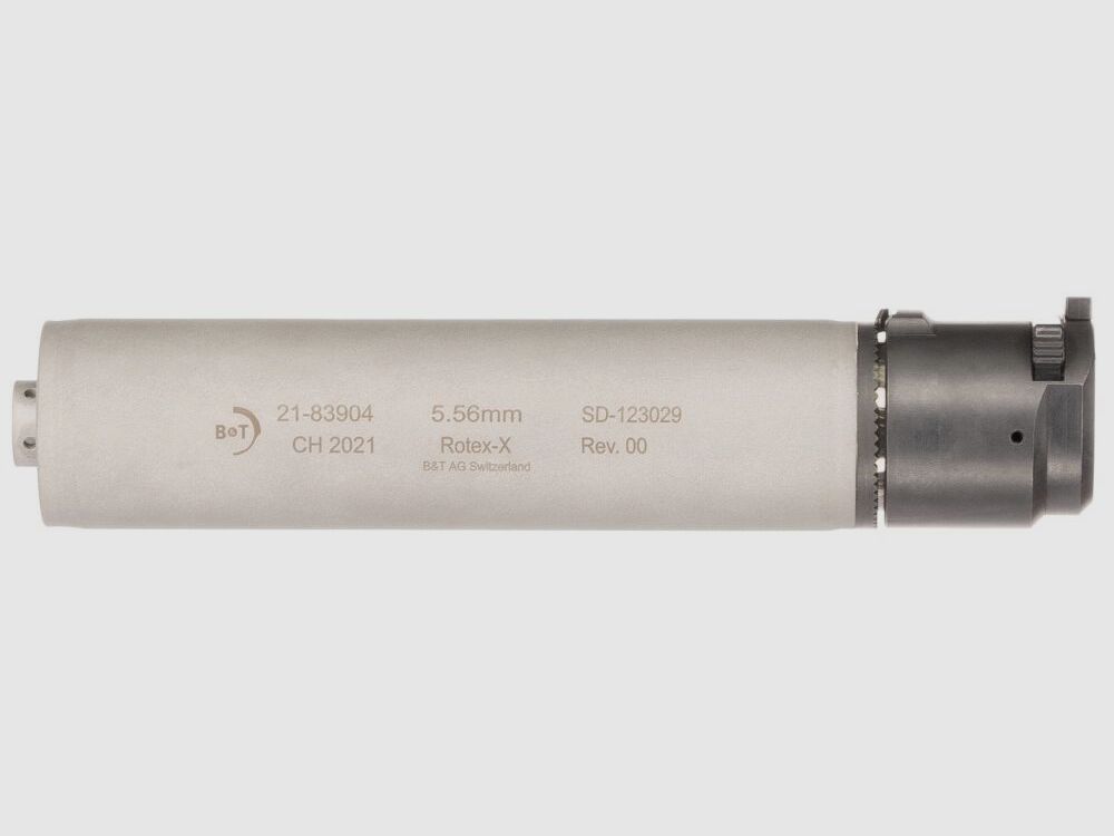 B&T	 Schalldämpfer Rotex-X - .223/5,56 - QDN Schnellverschluss