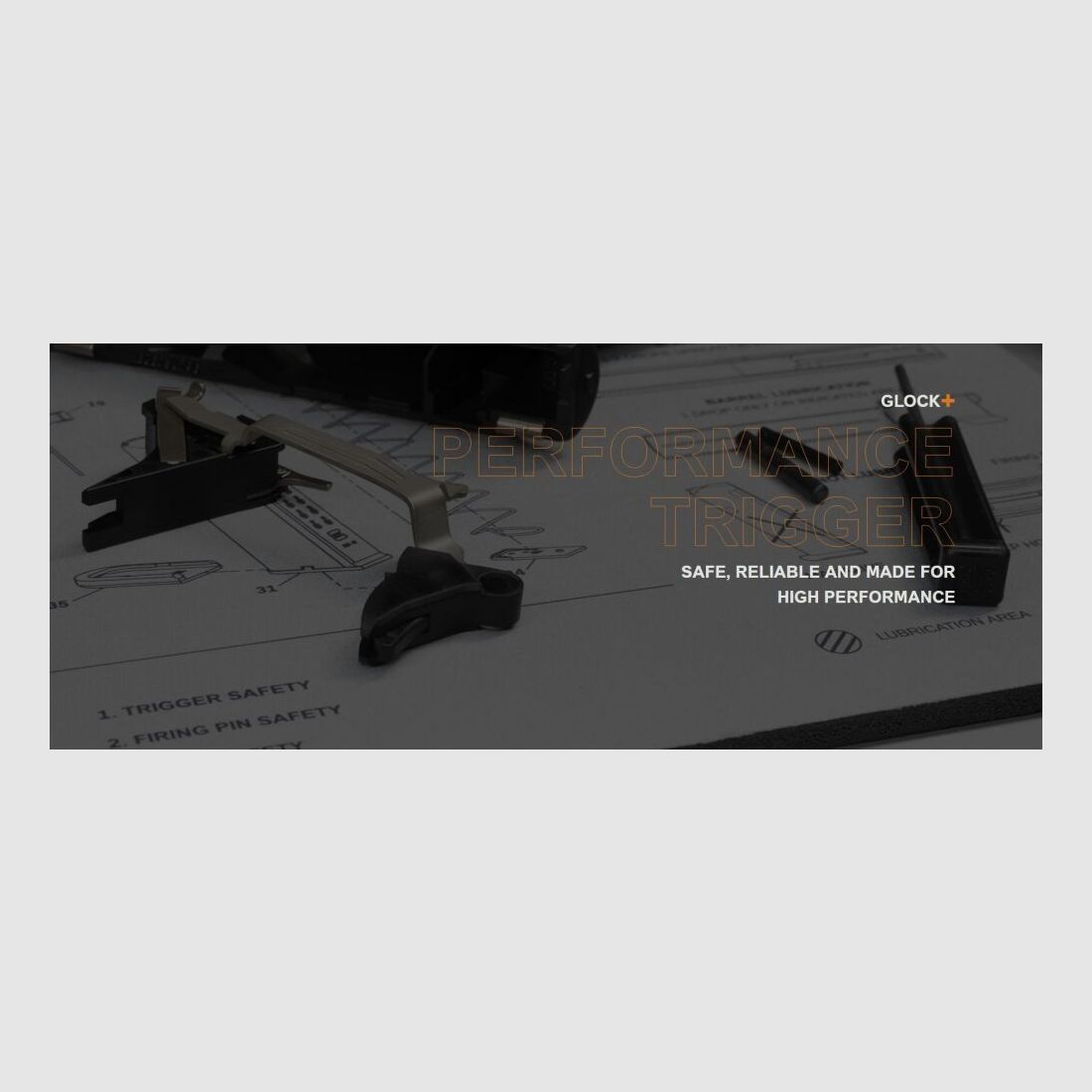 Glock GLOCK Performance-Trigger para GEN-5 Disparador deportivo para pistolas GLOCK de 9 mm Gen5