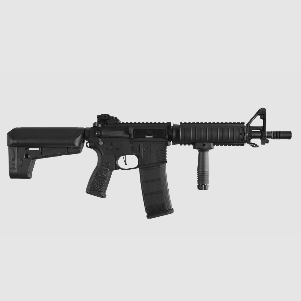 AR15 CQB-R CHARLIE Czarny S-AEG Softair Karabin Wolny od 18 Lat | Delta Armory
