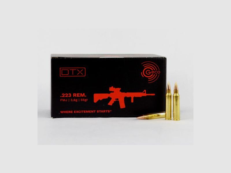 GECO .223 REM VM DTX 55 grs