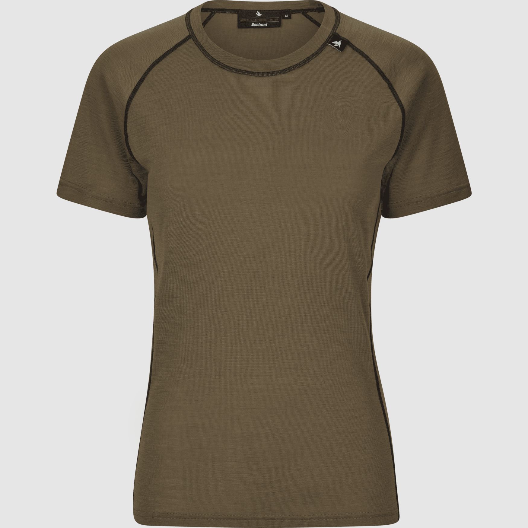 Seeland Apex Aia Camiseta Merino Dama Covert Green, XXL