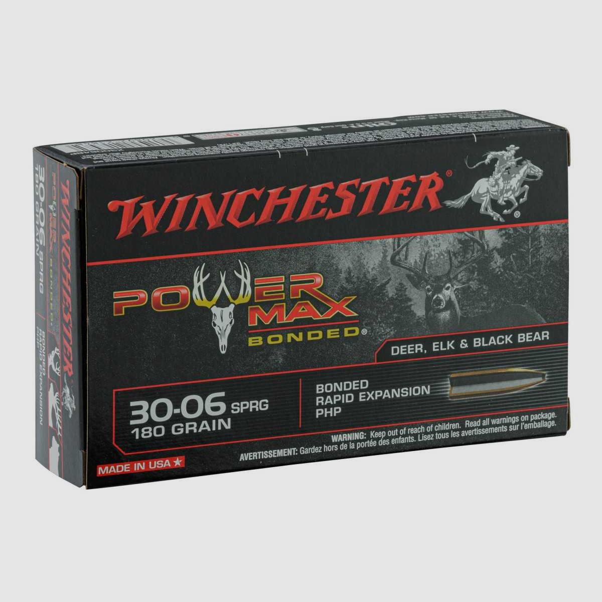 Winchester Power Max Bonded .30-06 Springfield - 180 gr / 11.6 g, image 3 sur 10
