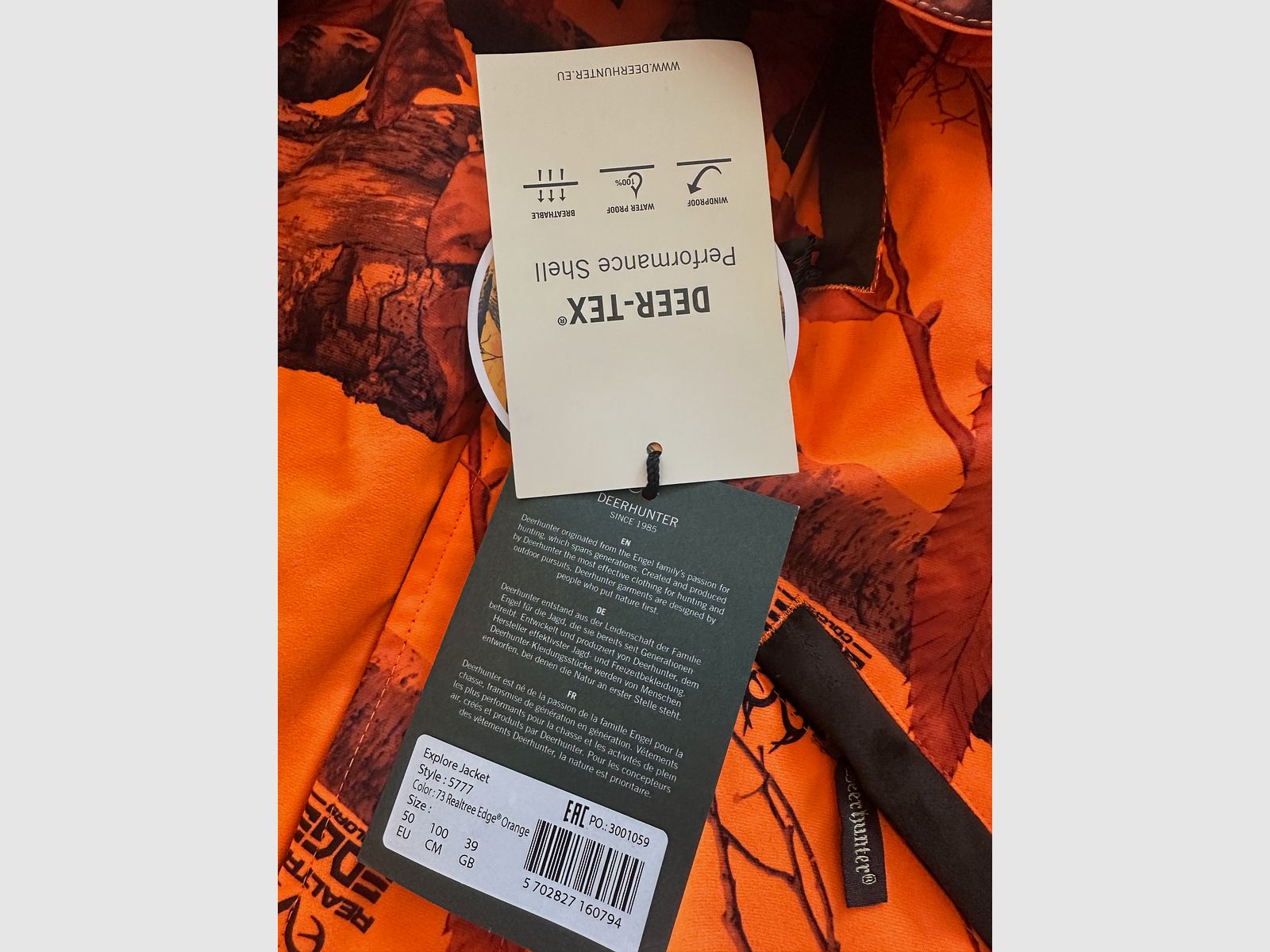 Deerhunter Explore Jacke (Herren) // Gr. 50