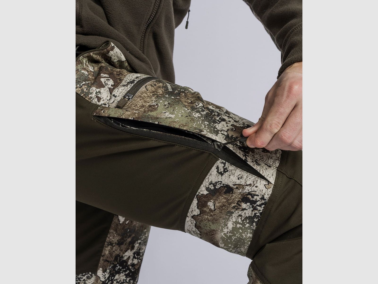 Pantaloni Pinewood Caribou 5685 Strata/Moss Green C56, immagine 5 di 9