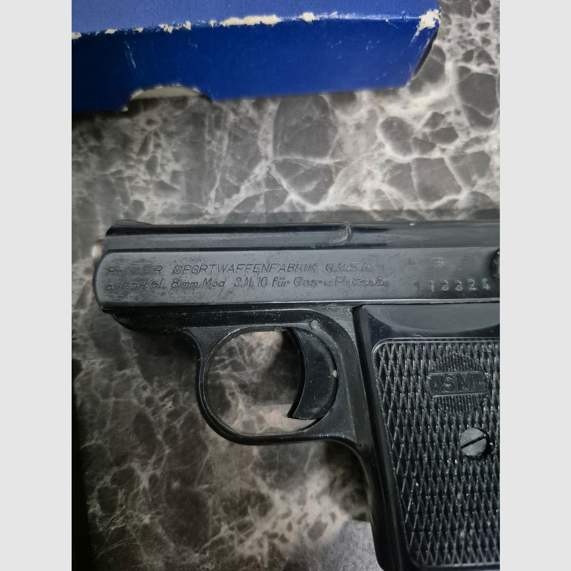 Pistola de señal/alarma/gas SM 8 mm modelo 10