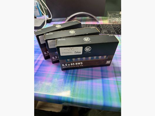 6.5x65R RWS KS - 8.2g/127gr (a20)