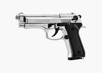 Pistolet 9 mm à blanc Chiappa 92 nickelé Pistolet à bla