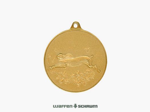 Medalla de Caza Steinhauer & Lück Liebre 40mm Baño de Oro