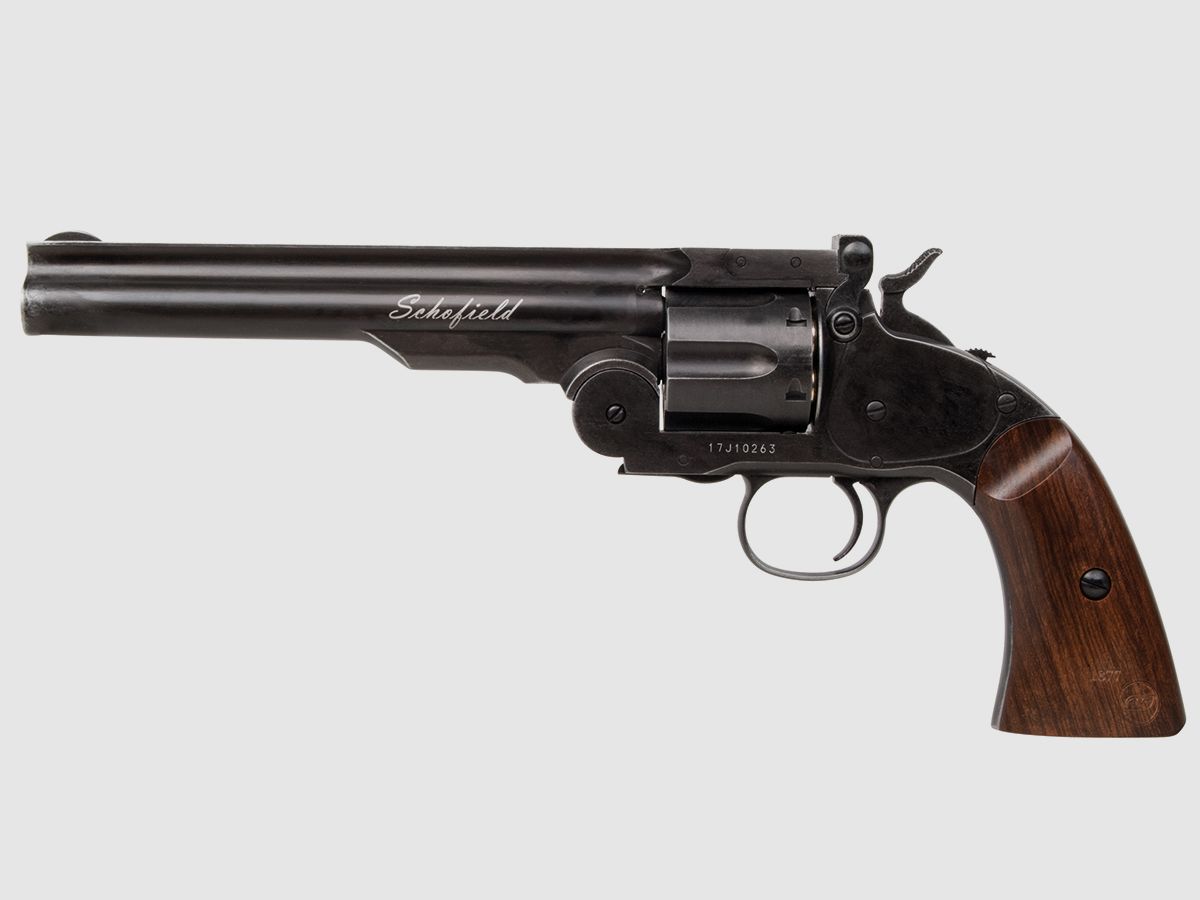 ASG Schofield 6" Vieillissement Noir 4,5mm - Air comprimé Co2