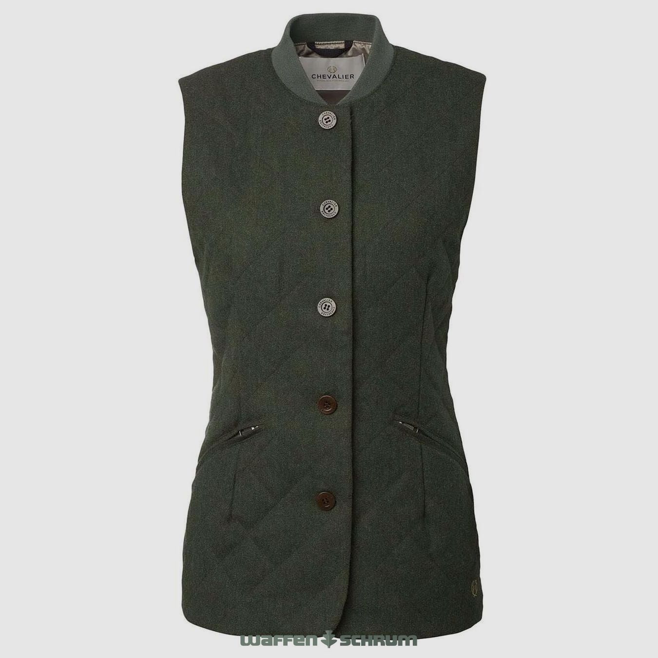 Chevalier Weste Tweed Allington Dark Green
