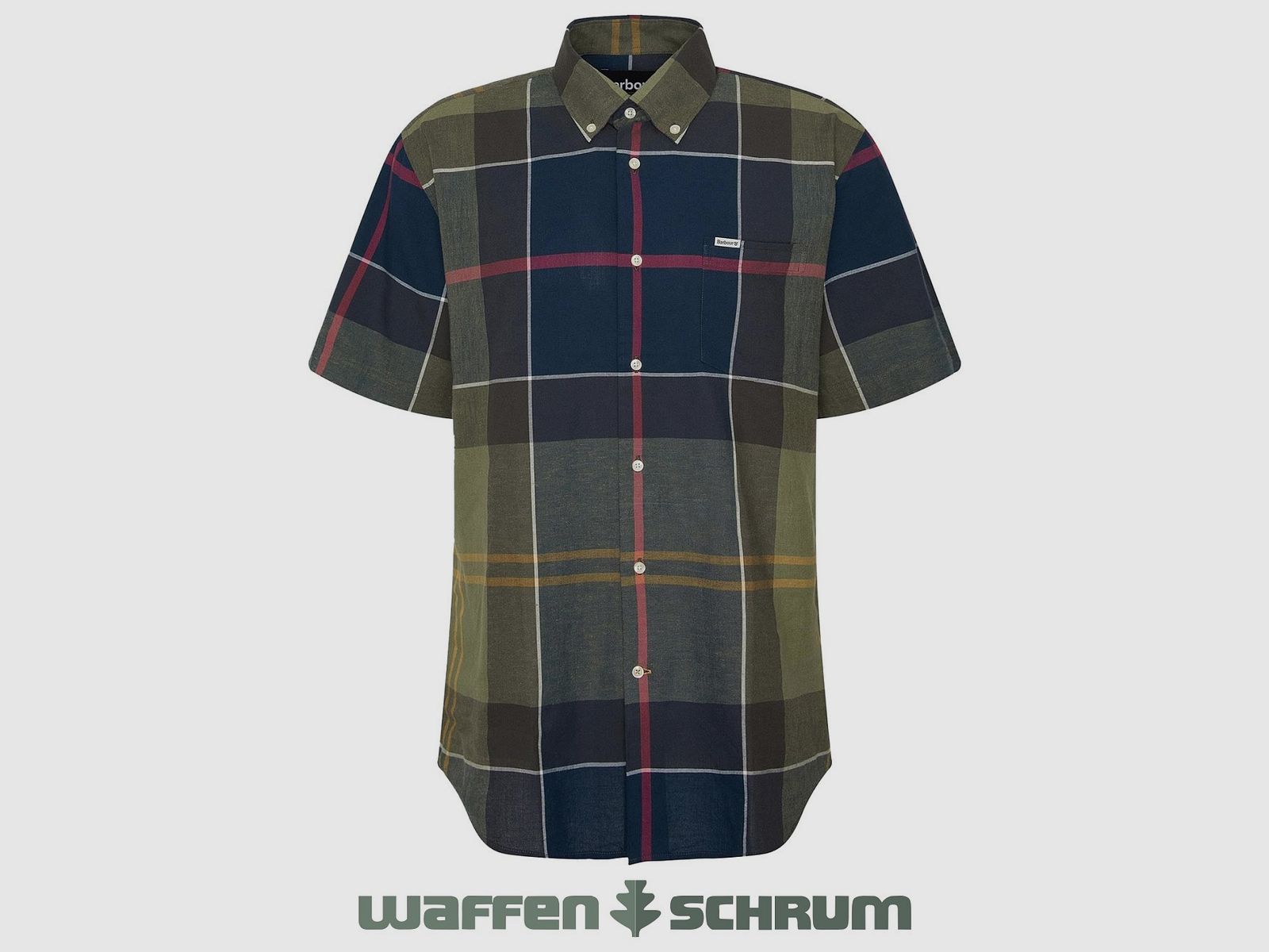 Camicia a maniche corte Barbour Douglas Regular Classic Tartan