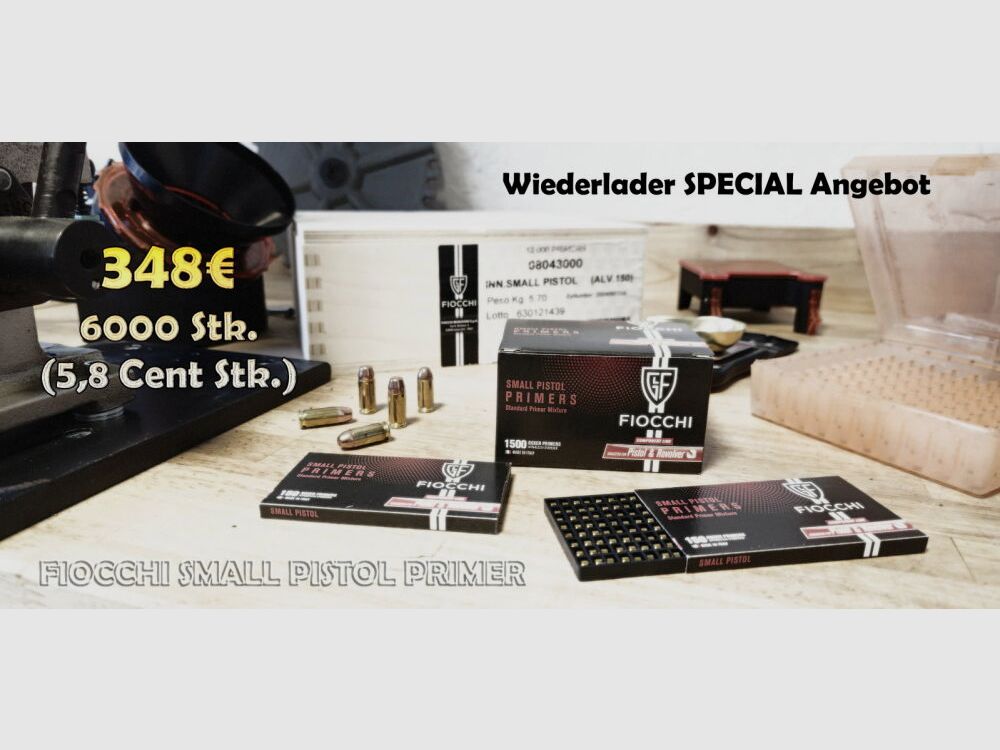 Fiocchi Small Pistol Zünder / Primer