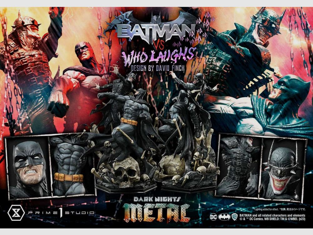 Dark Nights: Metal Ultimate Premium Masterline Series Statue 1/4 Batman VS Batman Who Laughs 67 cm | 43045