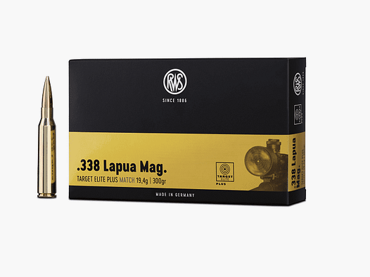 RWS .338 Lapua Mag. Target Elite Plus Match 299 gr. - 20 pcs.