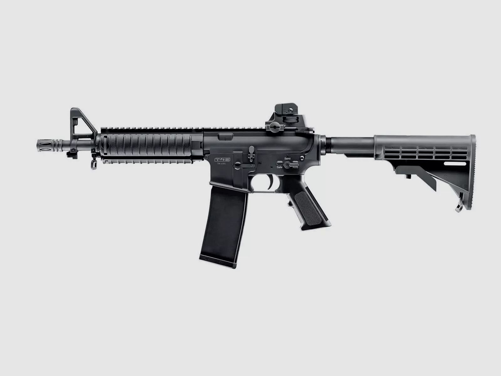 RAM-Sturmgewehr Umarex T4E TM4 RIS Semi-Auto .43 7,5J mit Zielvisier Rotpunkt