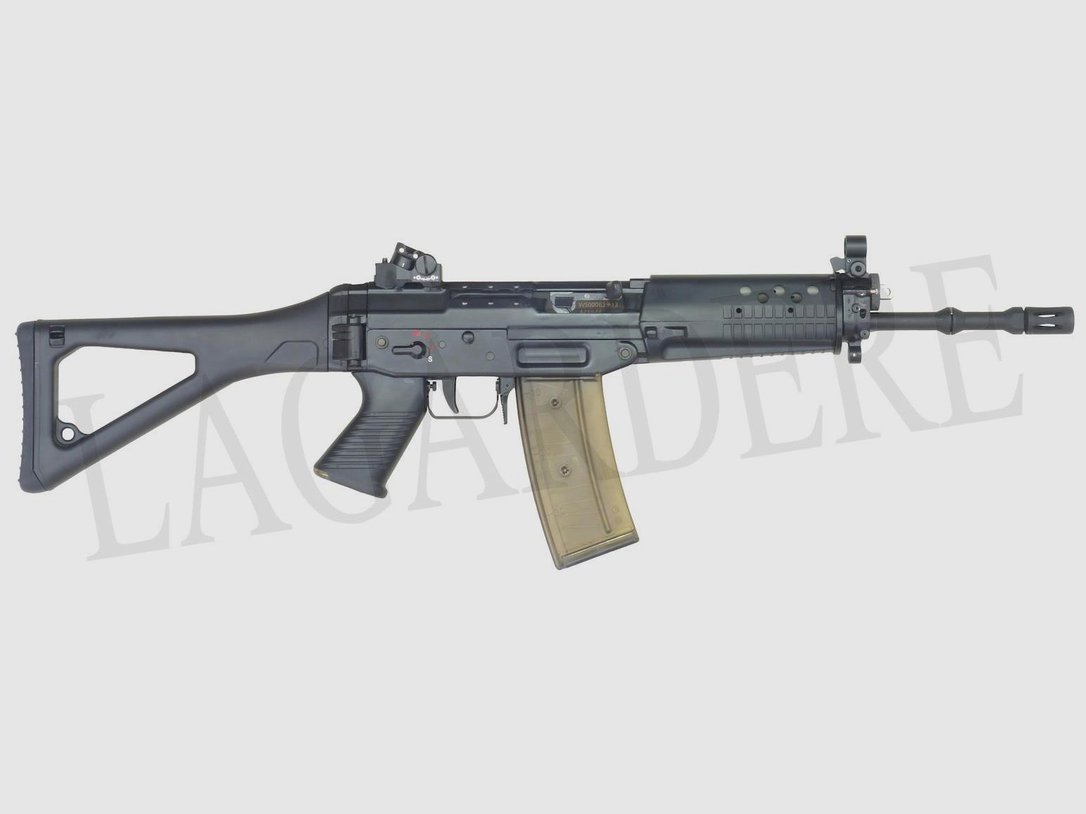 SAN SWISS ARMS SG 553-2 LB AUTO DIOPTRE ZWART (AUTOMATISCH AANVALGEWEER)