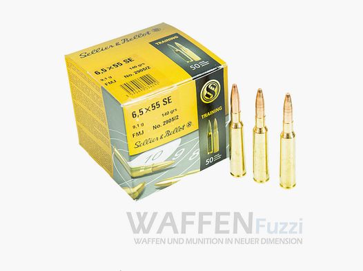 S&B 6,5x55 SE FMJ 140grs 50 colpi
