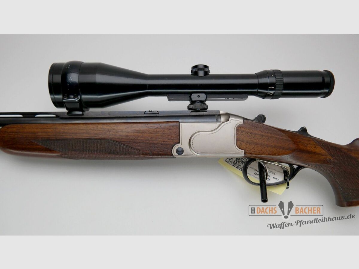 BBF Bockbüchsflinte Krieghoff Ultra Kal. 12/70 + .30 R Blaser mit S&B 2,5-10x56