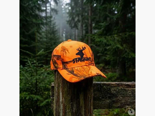 Camo Orange Blaze Cap - Comfort and Visibility Hunting
