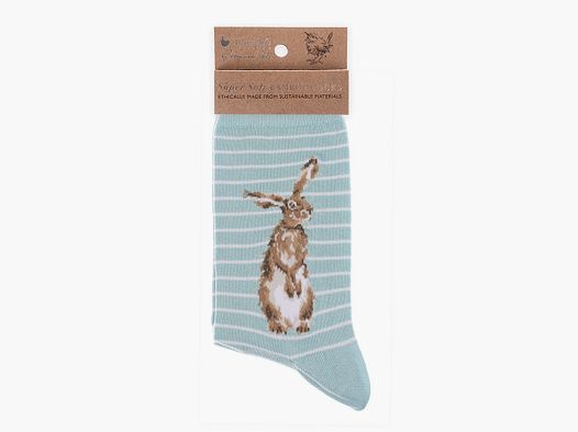 Wrendale Socken "Hare and the Bee" mit Hase