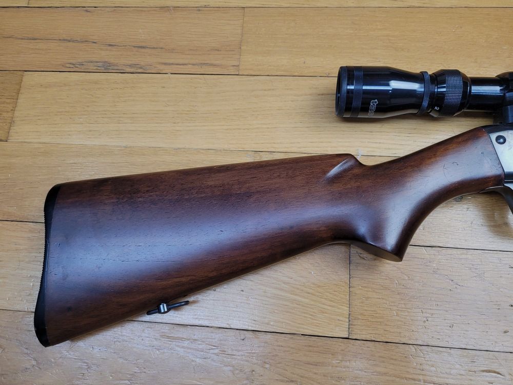 Bellissima carabina semi-automatica Unique – Modello X51 Bis – Cal. 22LR – Caricatore 10 colpi – Ottica Tasco 3-8 x32 "Made in Japan"! – TBE ++, immagine 16 di 23