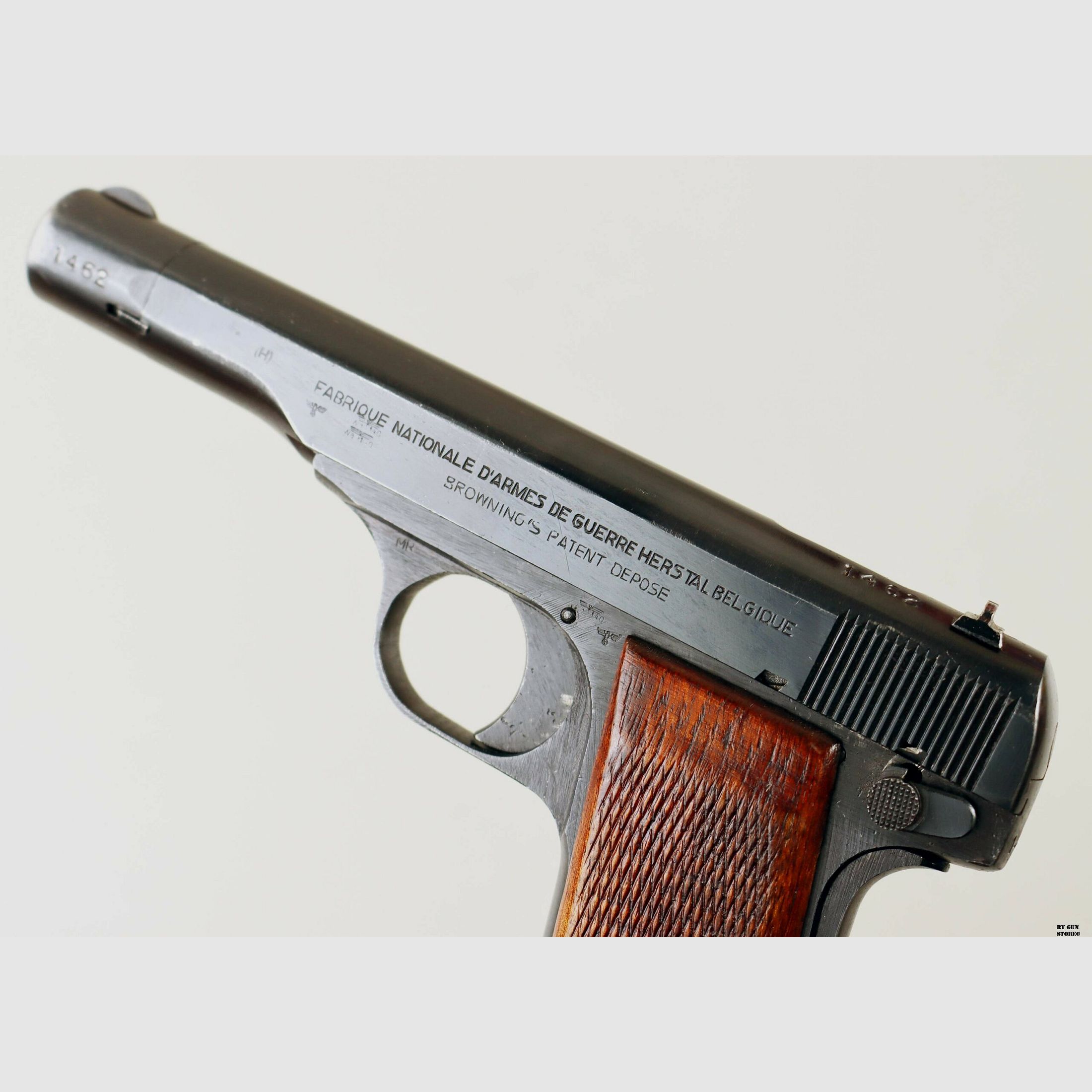 Pistola Fabrique Nationale F.N. mod. 10/22 Politi Norway cal. 7,65 matr. 54294, immagine 6 di 11