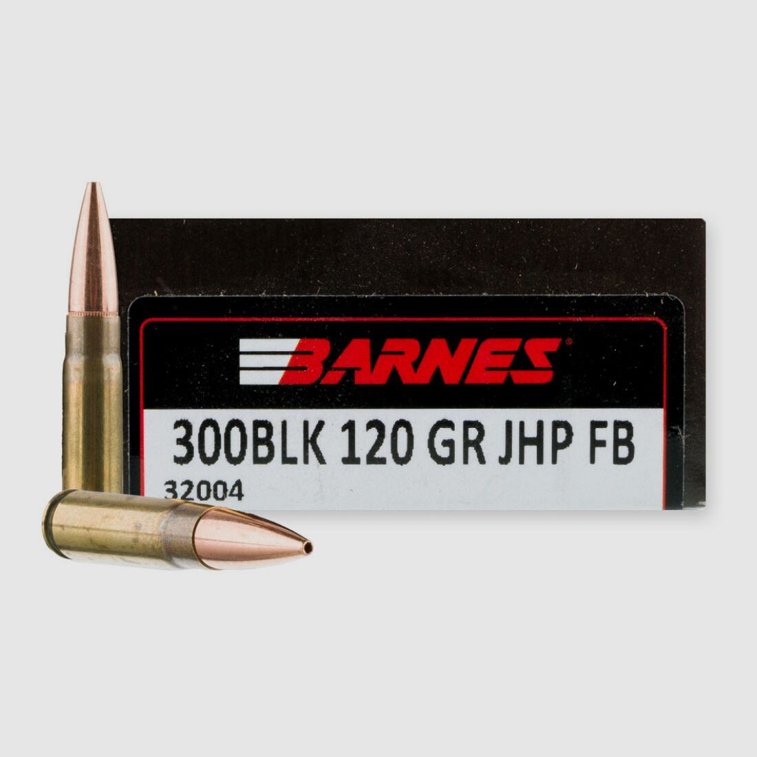 BÜCHSENMUNITION BARNES – 300 AAC Blk – JHP FB – 120 grains, Bild 1 von 4