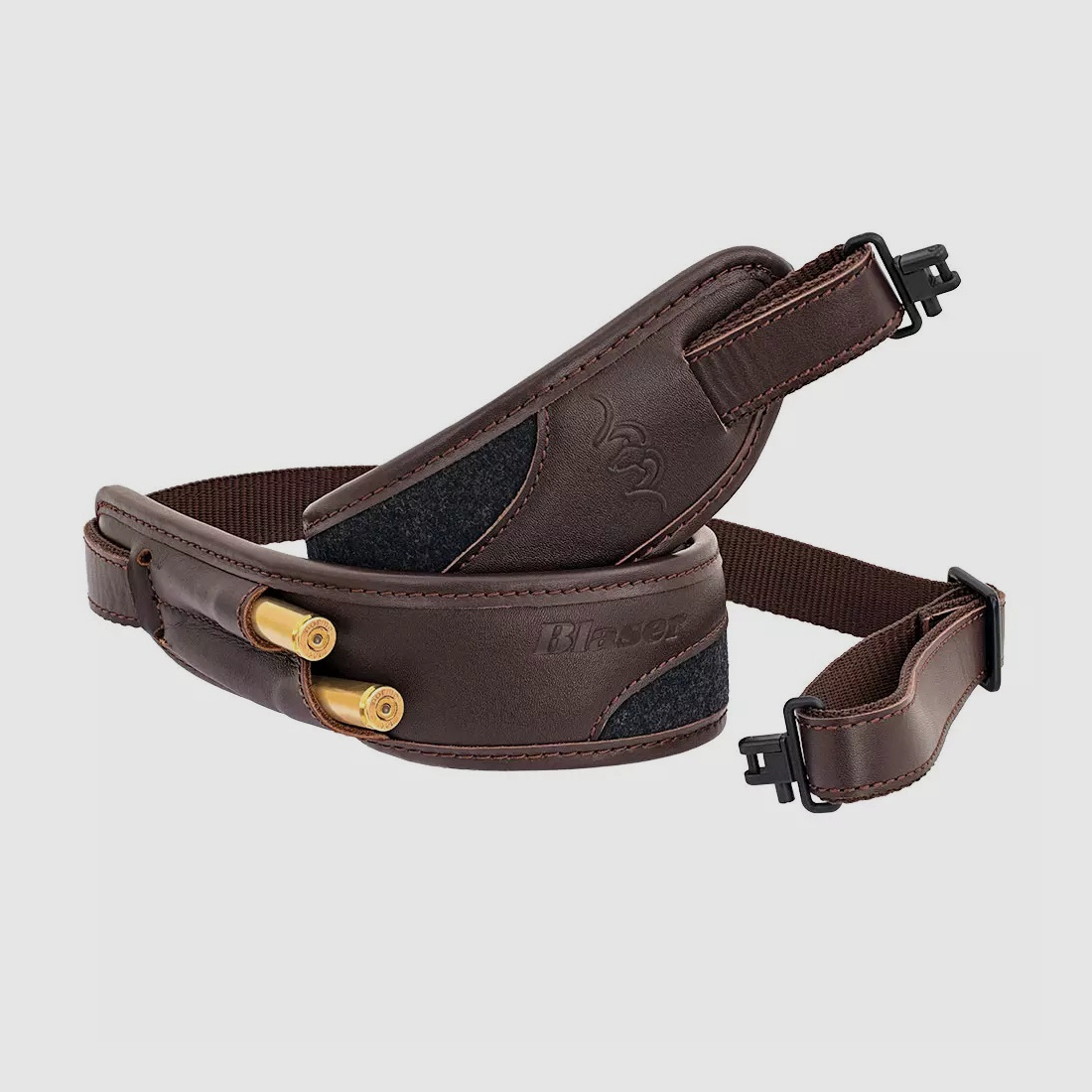 Cinghia per fucile Blaser in Loden / pelle