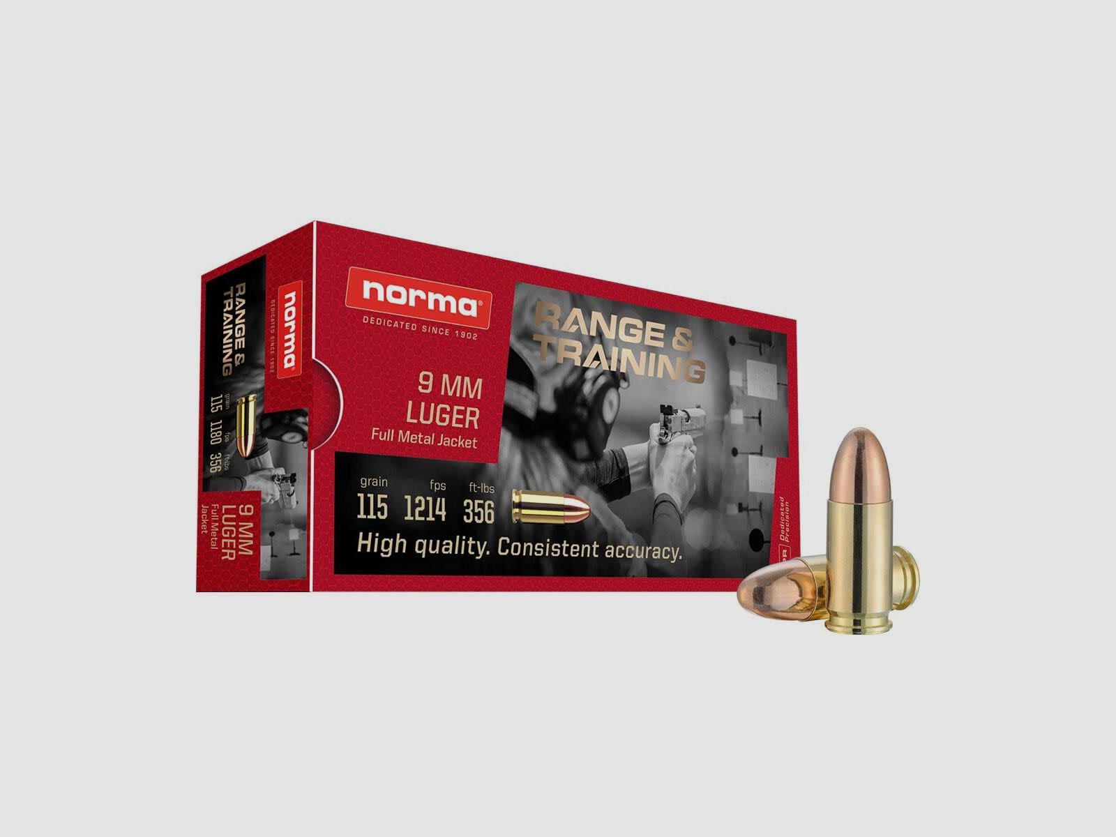 9×19 NORMA 115gr FMJ