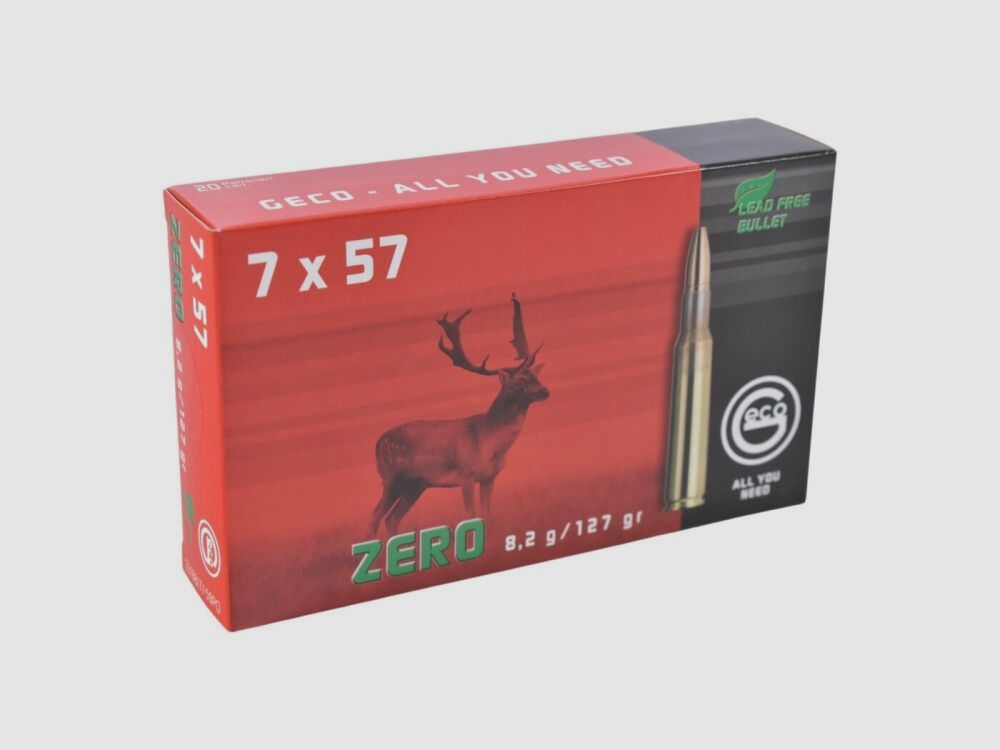 Geco 7x57 Zero 127grs / 8,2g