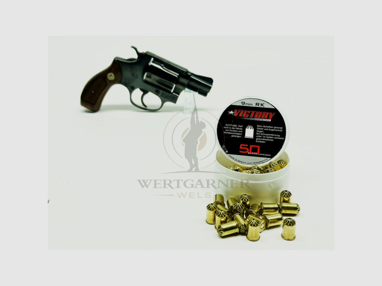 Victory 9mm RK Cartouches à Blanc 50 Coups, image 2 sur 2