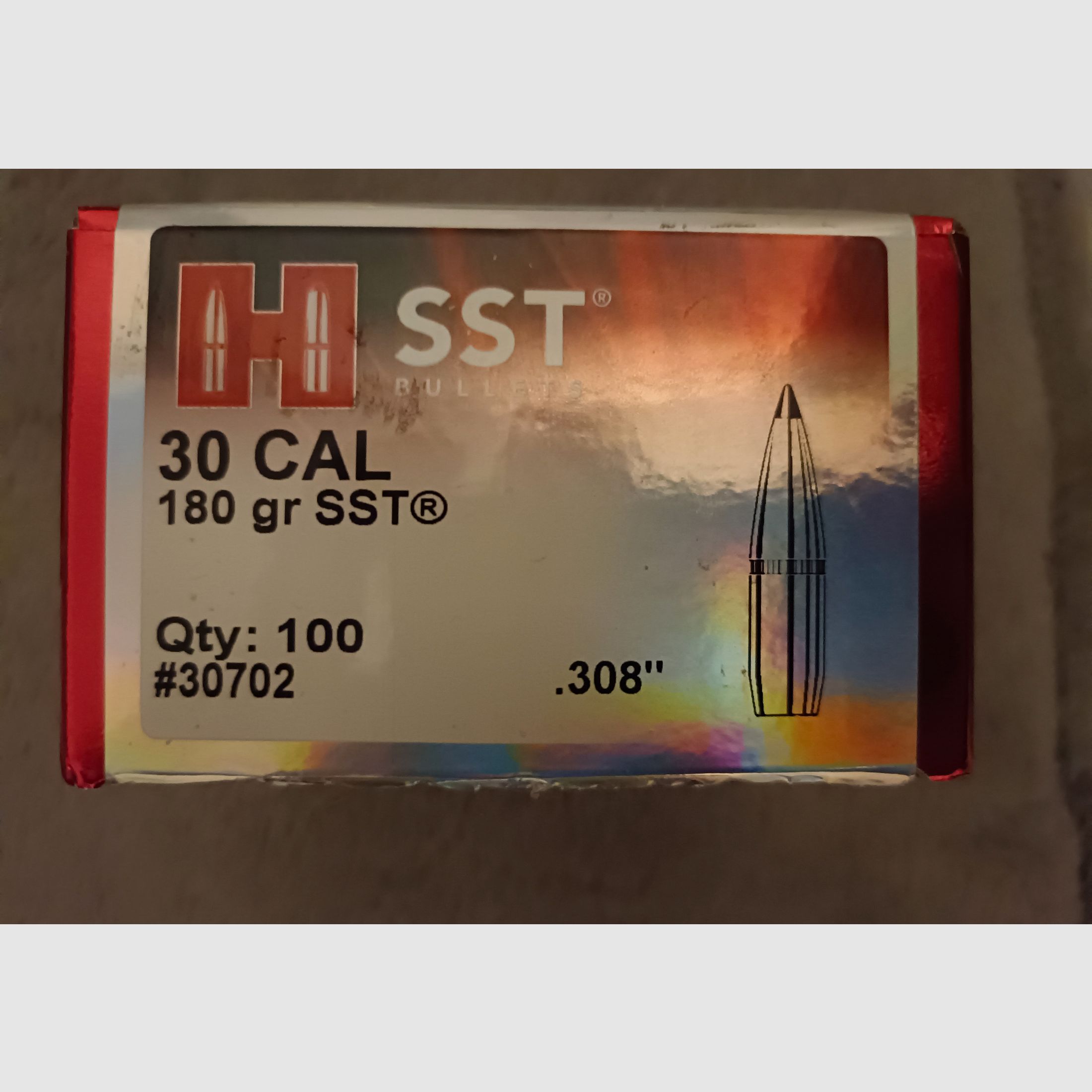 Hornady SST 180 gr 95 Geschosse 308