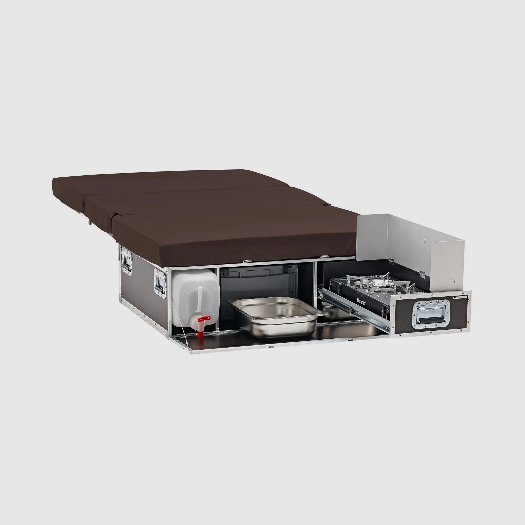 QUQUQ FlatBox Camping Box for Toyota Land Cruiser & Flat Cargo Areas, image 4 of 5